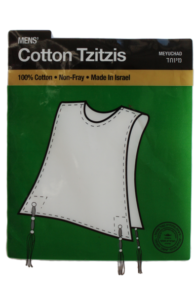 Men's Cotton Tzitzis, Ashkenaz
