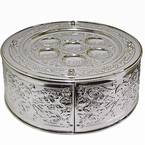 Silver Plated Seder Plate, SALE!
